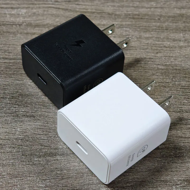 For Samsung A17 A16 A26 A36 A56 A55 A35 A15 25W Charger US Plug PD Super Fast Charge Adapter EP-T2510 For Galaxy S25 S24 S23 S22