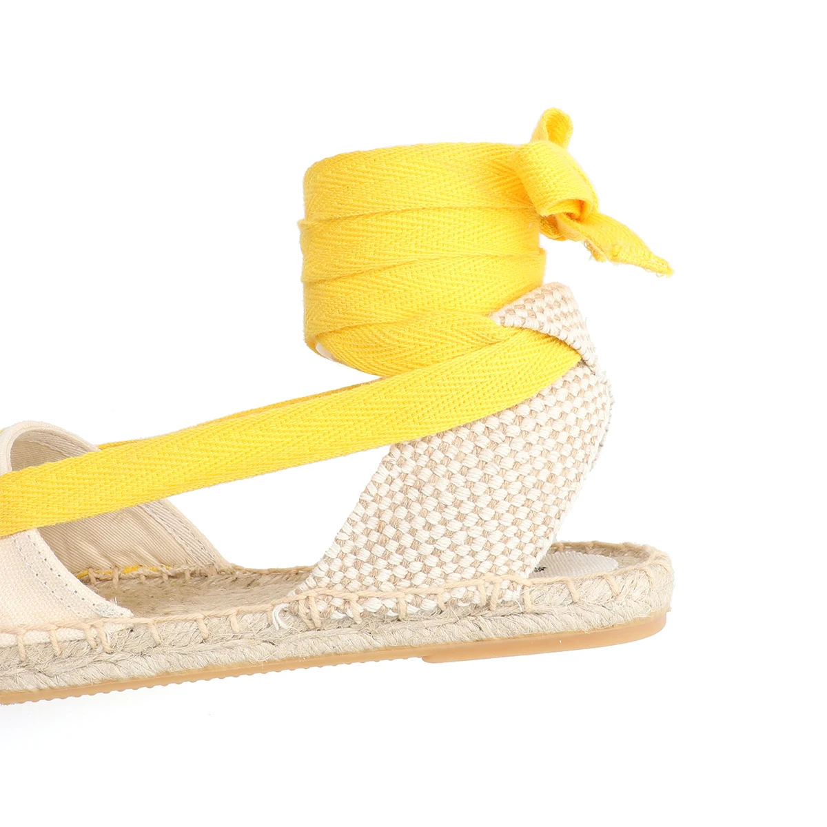 2023 Nieuwe Zomer Mode Vrouwen Sandalen Platte Enkelbandje Ademend Espadrilles Comfortabele Ondiepe Mond Dame Schoenen