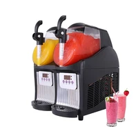 Commercial Double Cylinder Slushy Machine 2.5L x 2 Slush Frozen Drink Machine Ice Smoothie Making Ice Cream Maker 1