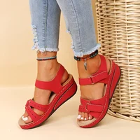 Sandales romaines d'été personnalisables pour femmes, chaussures de plage antidérapantes à la mode, chaussures de marche à bout ouvert pour femmes 4