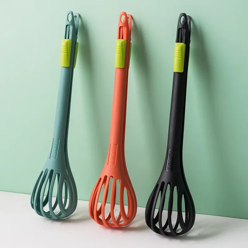 Description Picture 3 of itemPortable Nylon Egg Beater Cream Milk Foam Coffee Cake Mixer Manual Cooking Baking Blender Food Tongs Kitchen Whisk for Whipping
