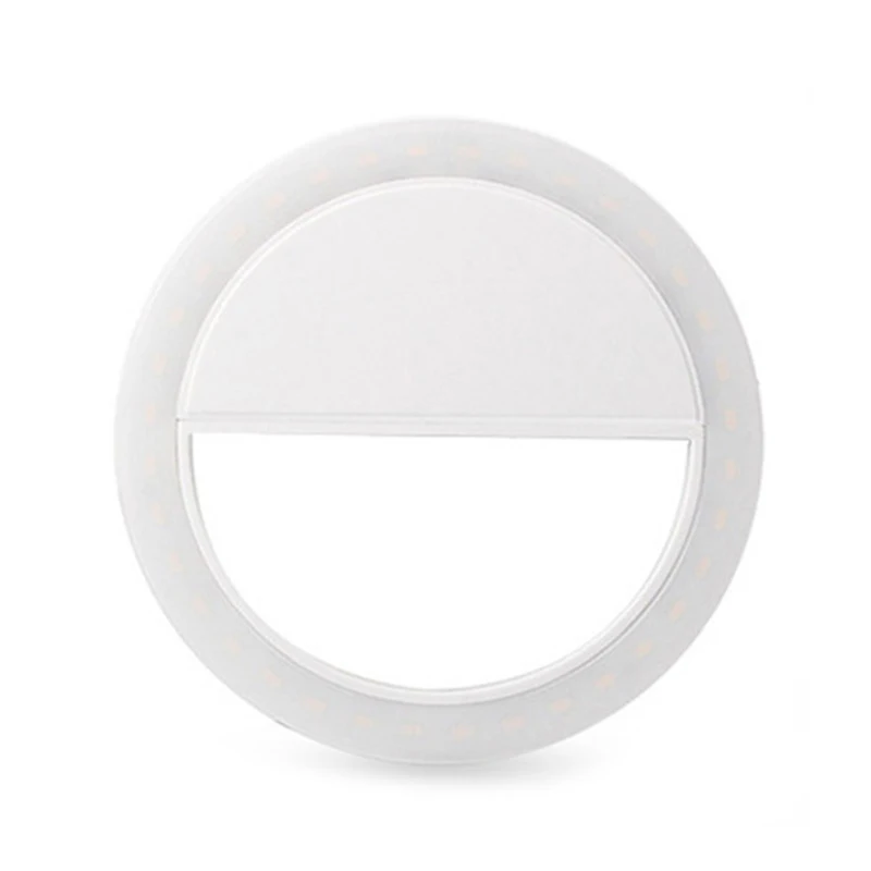 Led Selfie Ring Light Versatile Wide Compatibility Perfect For Selfies Portable Design High-quality Lighting Selfie Clip Light