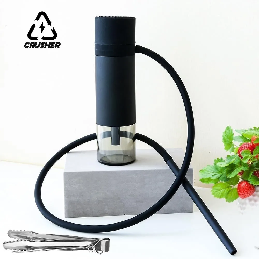 

Portable Car Pipes Smoking Grass Hookah Cup with Ceramic Tobacco Bowl Cigarette Holder Narguile Complete Shisha Water Bottle
