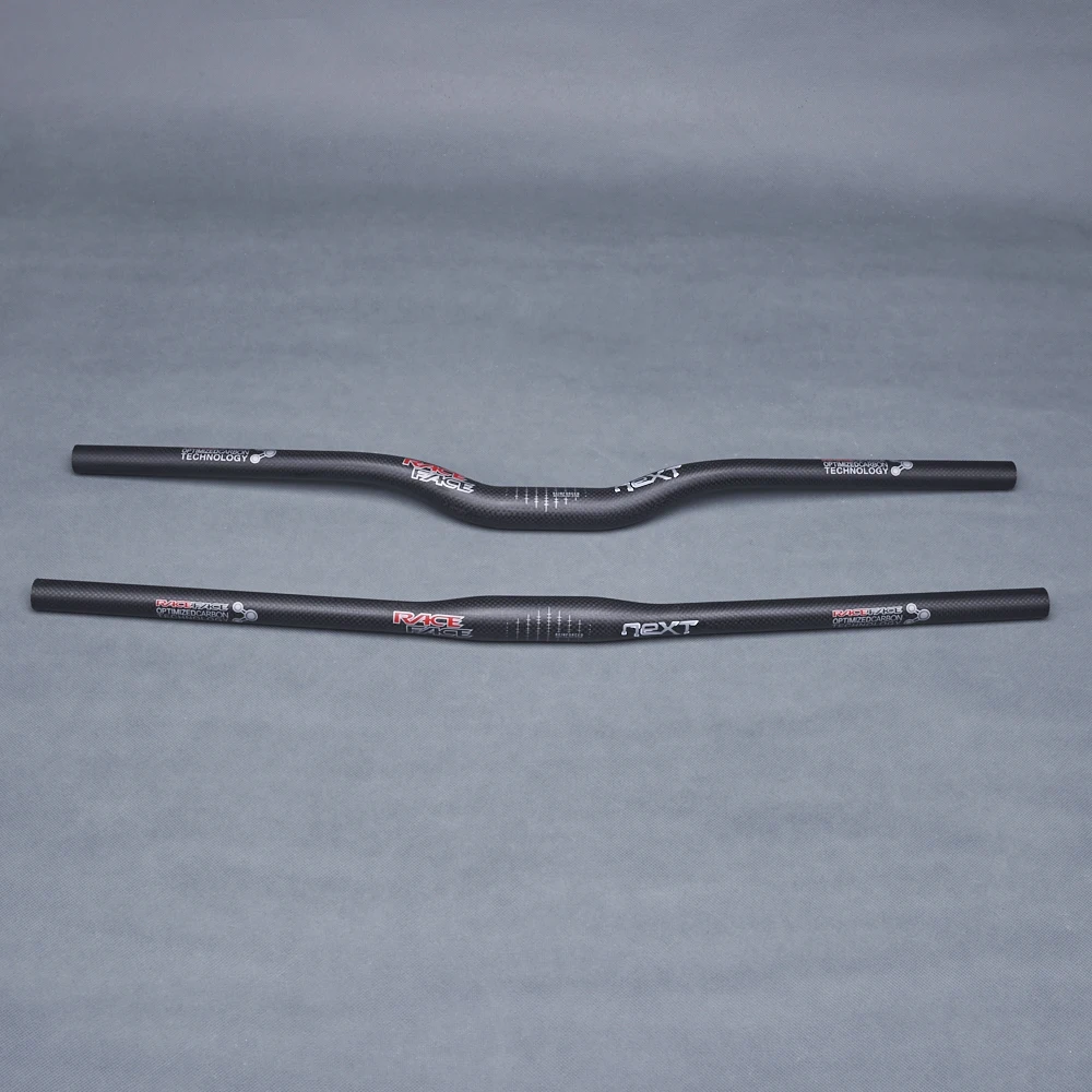 RaceFace Next Matte 3K Carbon Fibre Bike Mountain Bicycle MTB Handlebar Horizontal / One-shaped Handle bar 31.8mm
