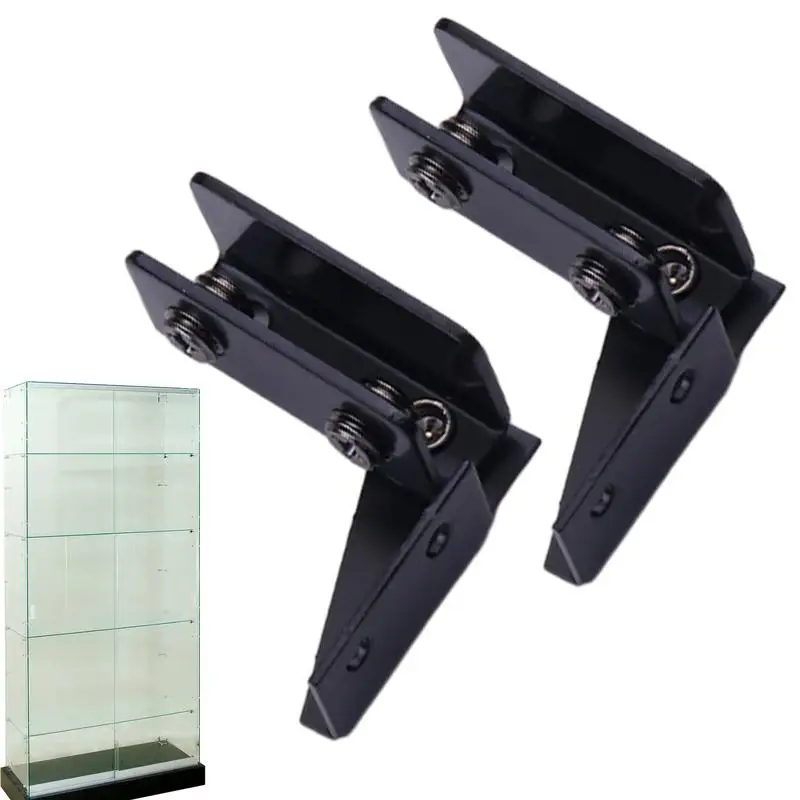 Glass Door Hinge Without Drilling Shower Door Hinges Cabinet Side Mounted Frameless Glass Hinge For Bathroom Kitchen 2pcs stainless steel hinges,door hinges