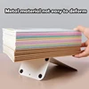 Simple ins wind book stand metal desktop book stand student book block large thickened 2 pieces storage rack stationery black 5