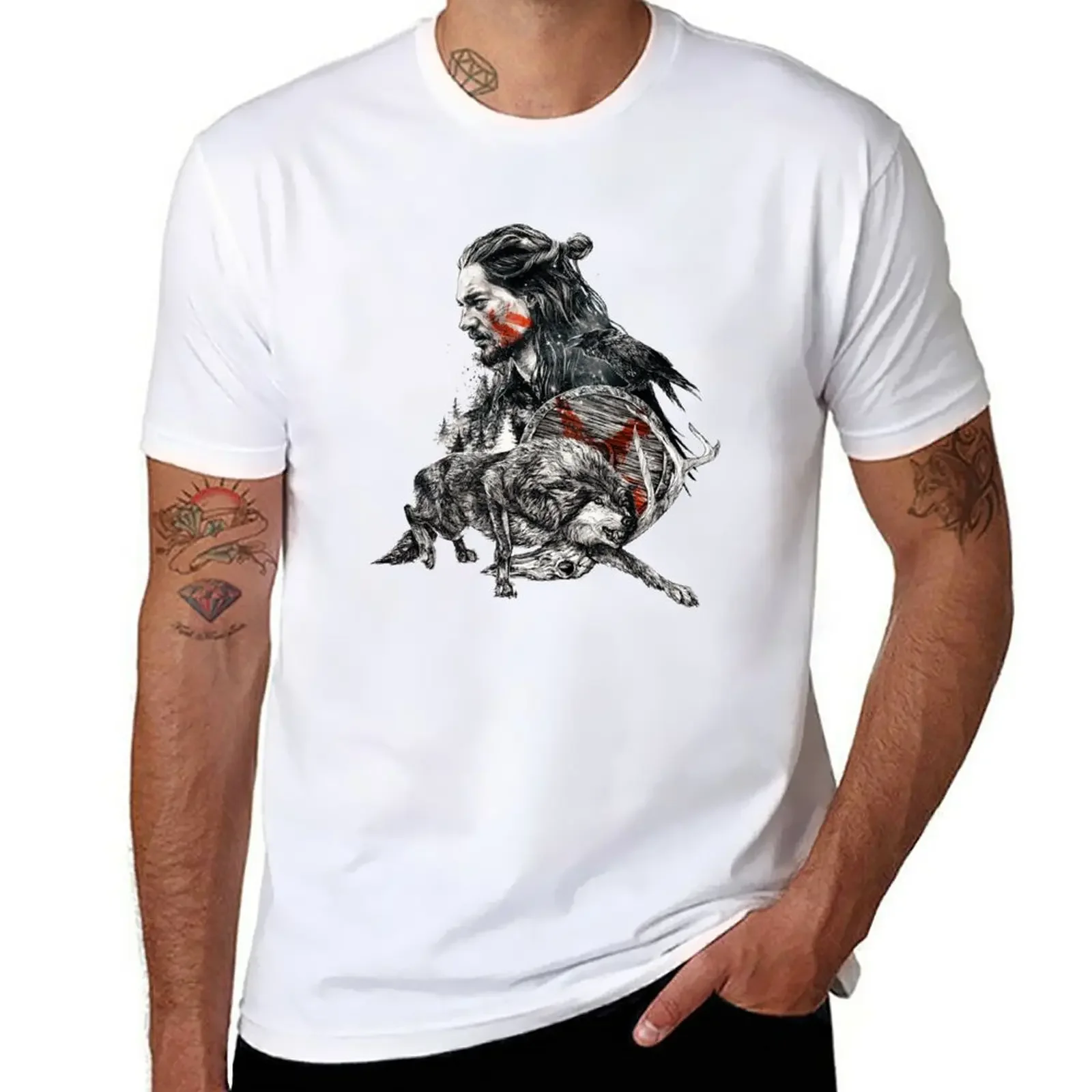 

Become the pagan T-Shirt summer clothes tops designer t shirt men