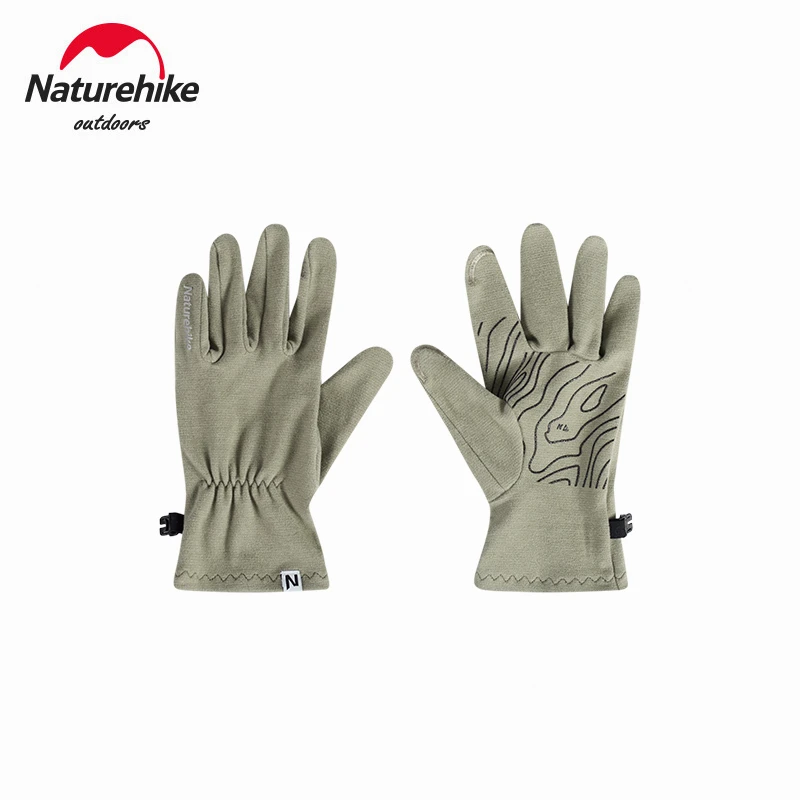 

Naturehike Winter Warm Full Fingers Waterproof Cycling Outdoor Sports Running Motorcycle Ski Touch Screen Fleece Thermal Gloves