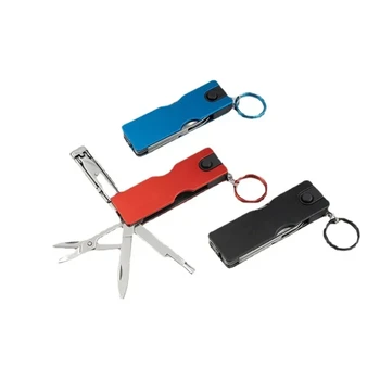 Pocket Tools Multi Hiking Gears Outdoor Multifunction Mini Keychain   Light Nail Clipper Scissors Camping Equipment Sanrenmu Mre 2