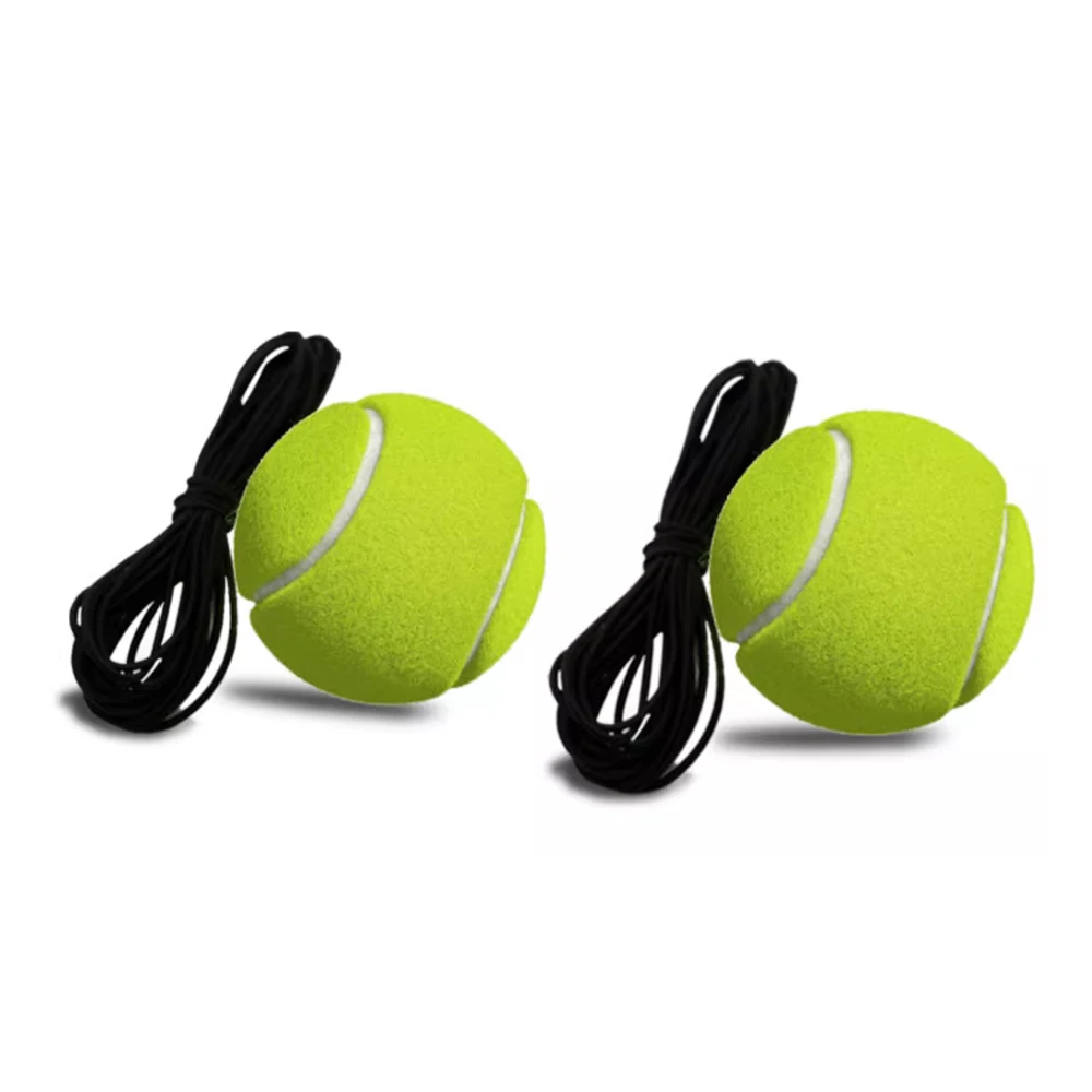 Professional Tennis Training Ball with Elastic String Bounce Ball Rebound Practice 4m Elastic Rope 1/2/3/6pcs