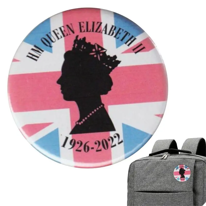 

Queen Elizabeth II Jubilee Badge Pin 50mm Queen Of England 1926-2022 Badge Royal Pin Badge To Show Your Respect And Grief For