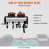 VEVOR 3 Layers Power Tool Organizer Wrench Wall Mount Holder Workshop Storage Rack Garage Metal Shelf for Screwdriver Tools 5
