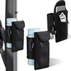Water Bottle Bag Portable Gym Bottle Pouch with Phone Holder Attaches Magnetically To Metal Exercise Equipment Within Reach 4