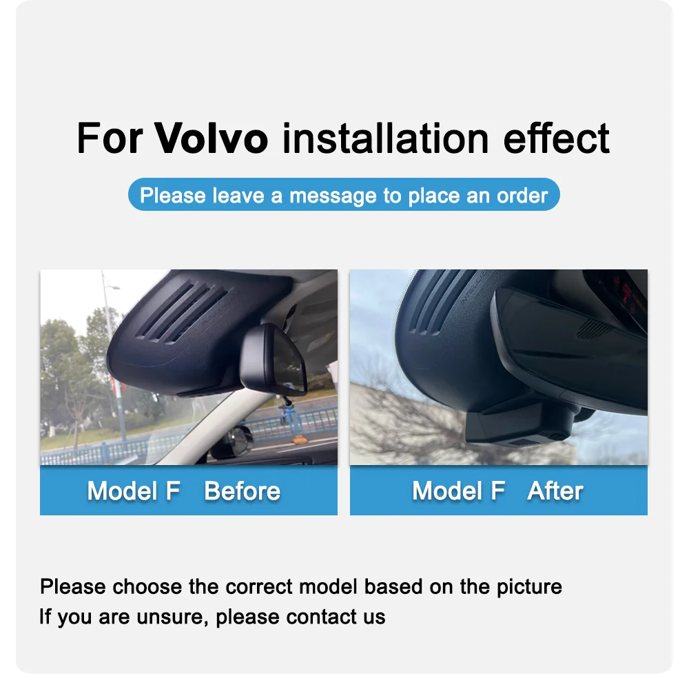 4K HD 2160P Plug and play Car WiFi DV For Volvo XC60 S90 V90 to