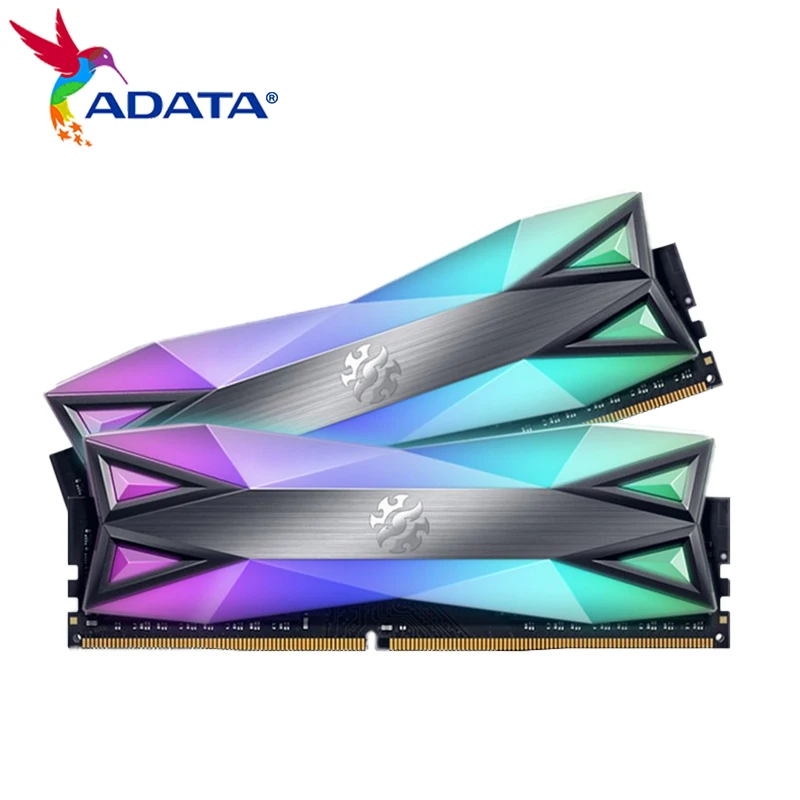 ADATA XPG D60G DDR4 RGB Memory 8GBx2PCS 16GBx2PCS 3200MHz 3600MHz Desktop Memoria PC4-25600 28800 12800 RAM Memory Module