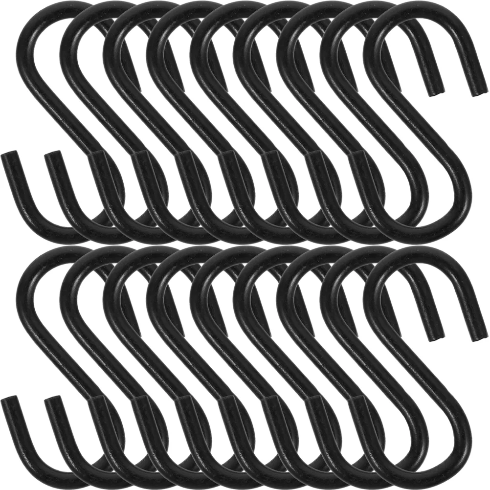 

250 Pcs Hangers Shaped Hook Hooks Coat Bathroom S-design Multipurpose for Hanging Door Coats