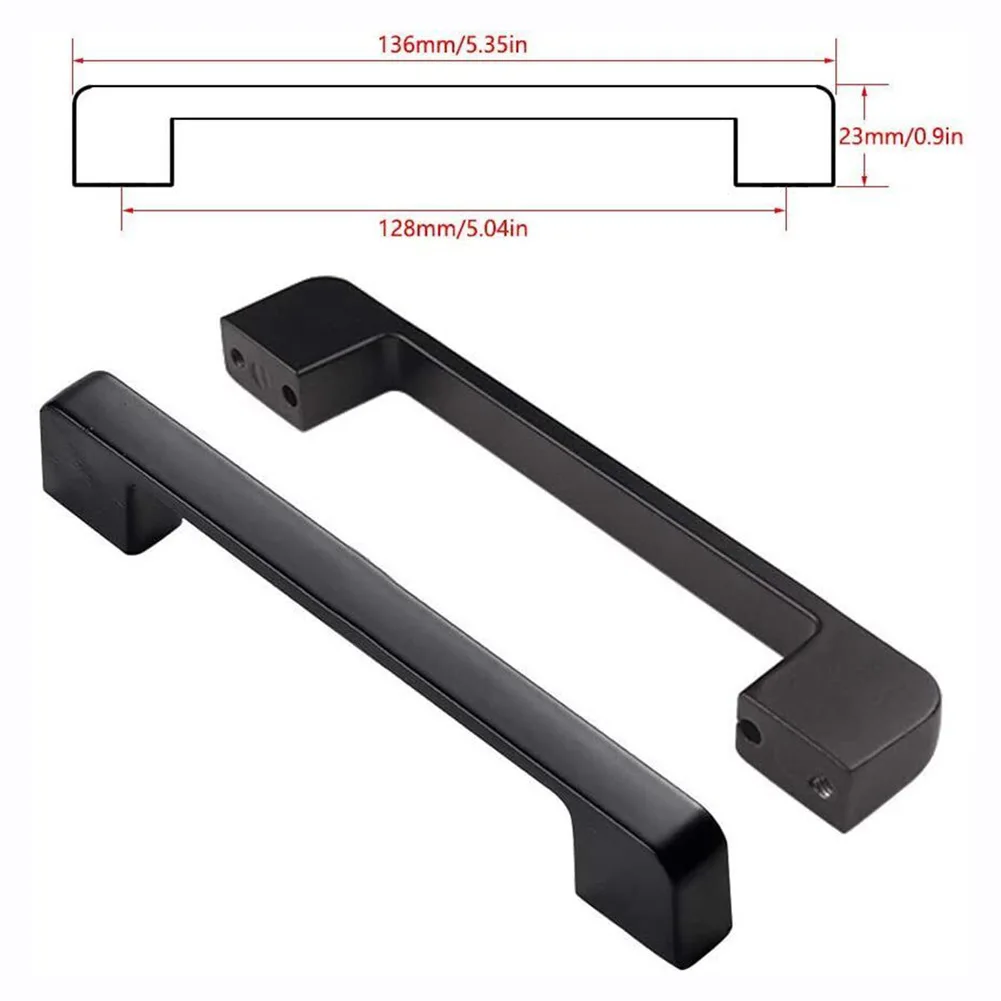 Description Picture 6 of item10pcs Black Handles Cabinet Pulls Kitchen Furniture Door Knobs Wardrobe Drawer Pulls Knobs Kitchen Cupboard Handle Hardware