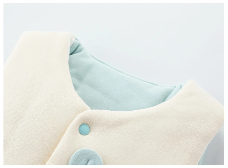 0-1Y Newborn Baby Vest Cotton Toddler Waistcoat Sleeveless Jacket for Girls Boys Vests Winter Children Clothes Cartoon