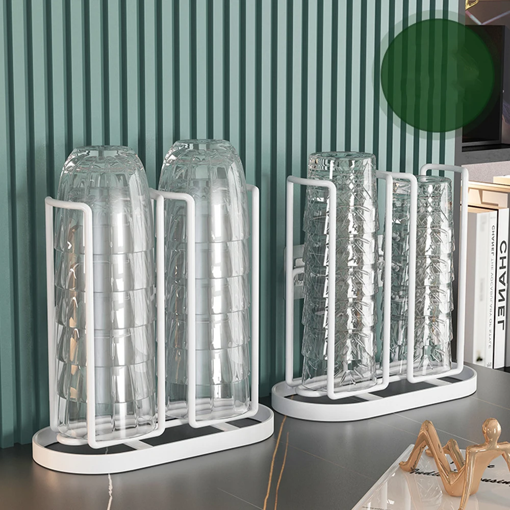 Disposable Cup Holder Storage Rack With Adjustable Table And Wall Mounted Flexible Storage cup storage holder