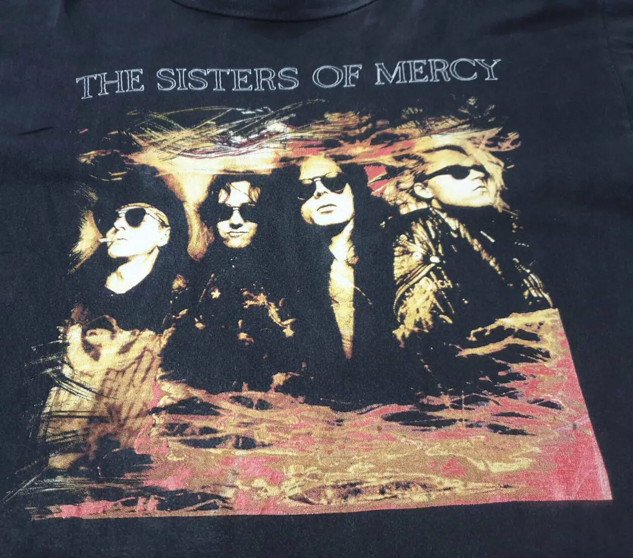 

Vintage The Sisters of Mercy TOUR THING EUROPE Cotton Black S-XL Shirt