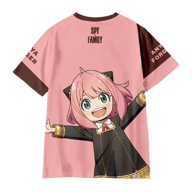  X   Ű t   Anya Forger Anime Tee ִϸ̼ м Streetwear o  ϶ ž ڽ õ