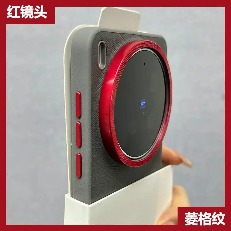 Fashion Grid Texture PU Leather Silicone Phone Cover with Shockproof Bumper