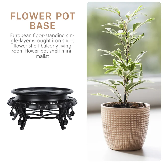 Standflower Alap Edény Kijelző Dolly Mozgatható Padló Gyanta Dekoratív Polc Bonsai Állványok Cserepes Emelkedő Beltéri Ültetvényes Virágcserep - Image 3