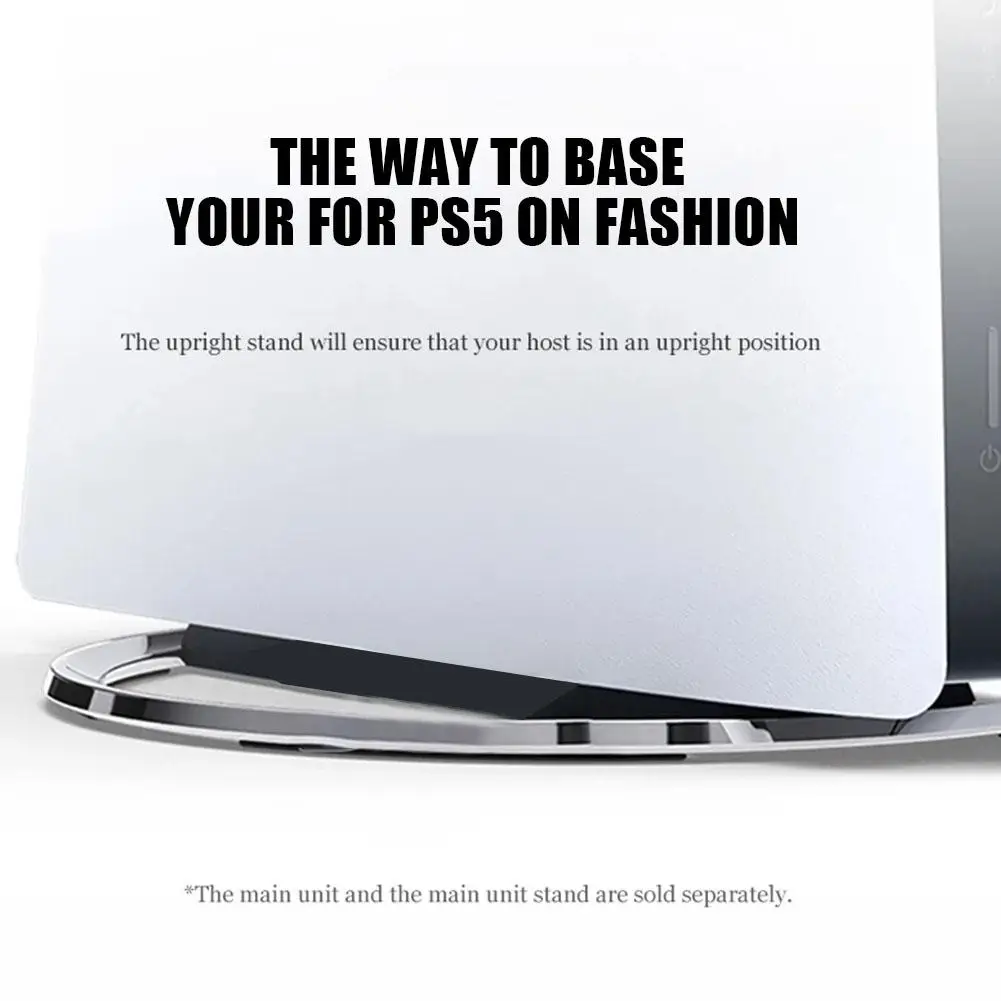 PS5 슬림 콘솔 디스크 및 디지털용 금속 수직 스탠드, 나사 포함, 플레이스테이션 5 슬림 콘솔용 베이스 스탠드 교체