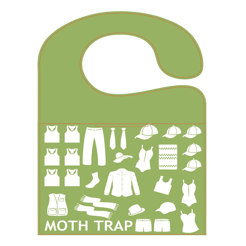Moth Trap 5Pcs Adhesive Pantry Moth Traps with Pheromones Prime Clothes Closet Moth Traps Magic Catcher for Home Kitchen and Clothing