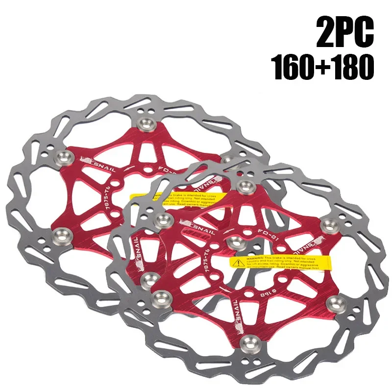 2PC 160-180mm Red