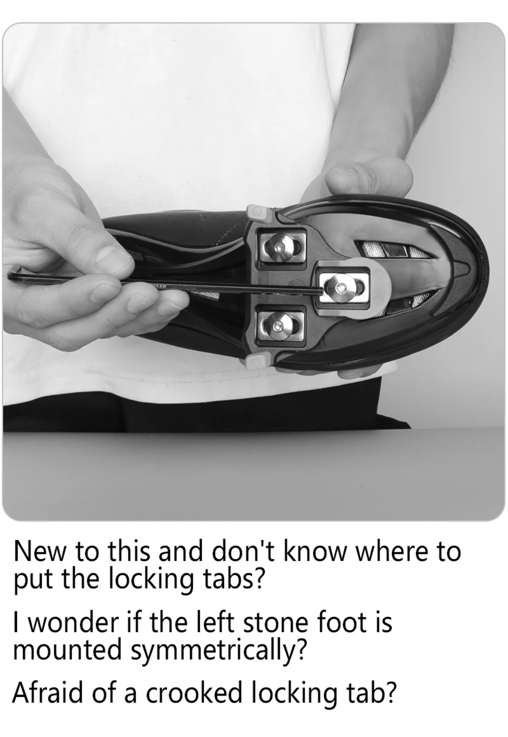 Description Picture 2 of itemTTPRO Mountain Bike SPD/MTB Cleats Adjustment Tool Road Cycling Self-Locking Pedal Fitting Shoe Cleat Adjustor for Bicycle Lock