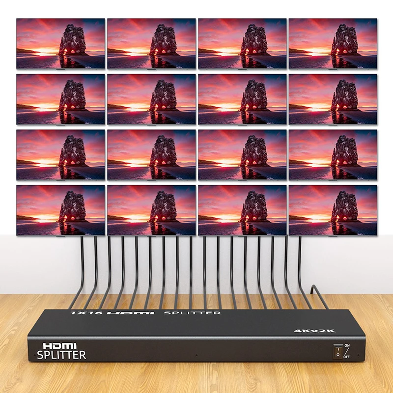 4K 1x16 HDMI й  HDMI й 1x8 1x10 1x16 Ƽ ũ ÷   1 PC  