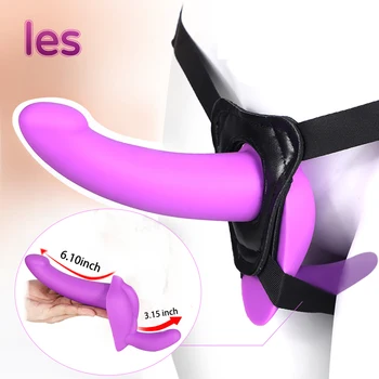 Double Penis Dildo Strap On Panties Elastic Harness Huge Dildo Belt Juguetes Sexules Sex Toys for Couple Lesbian Sex Shop 1