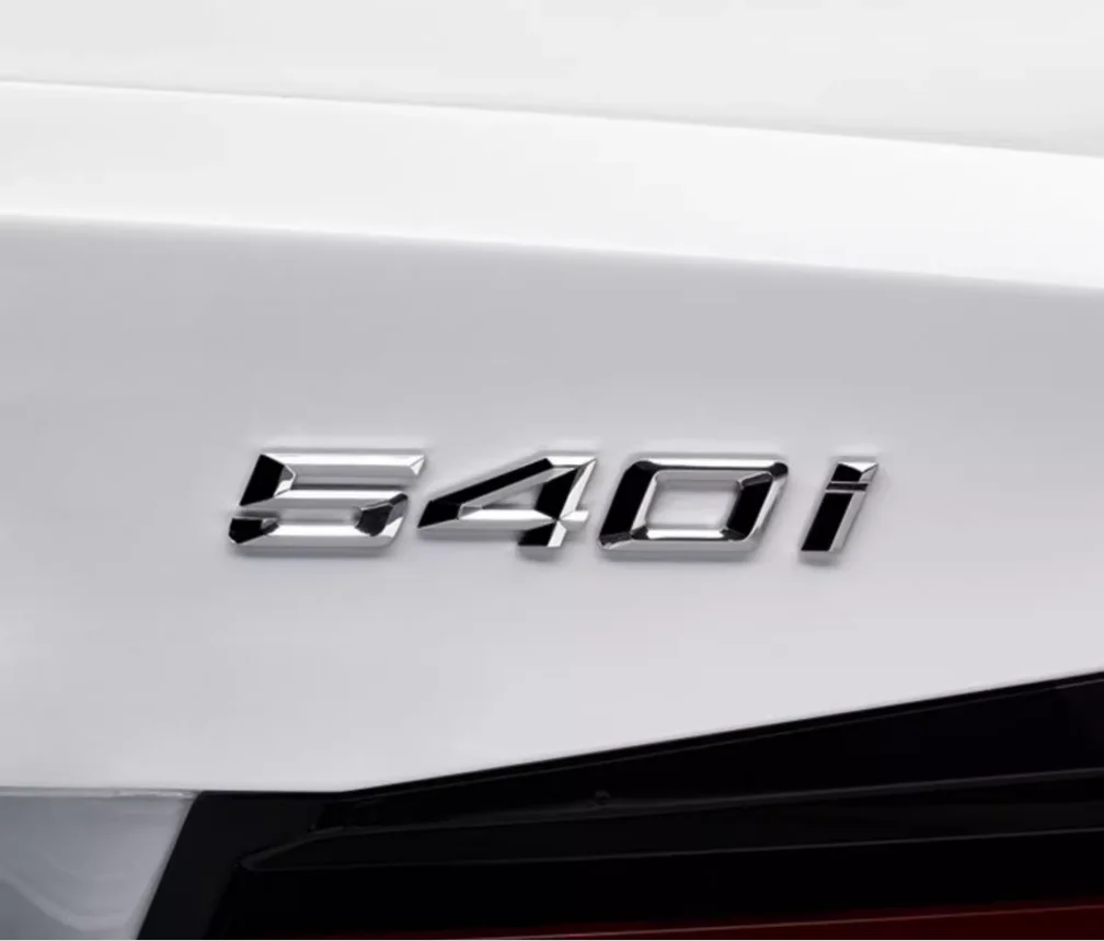 BMW 5 Series Black Trunk Letter Emblem Logo