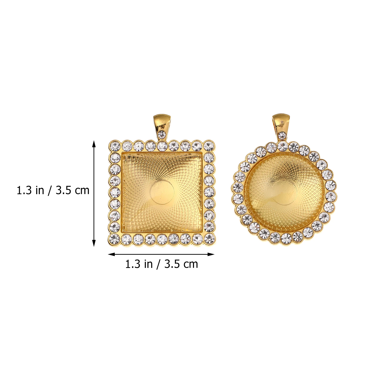 40pcs 합금 베이스 트레이 세트 쥬얼리 만들기 맞춤형 귀걸이 베젤 트레이 유..