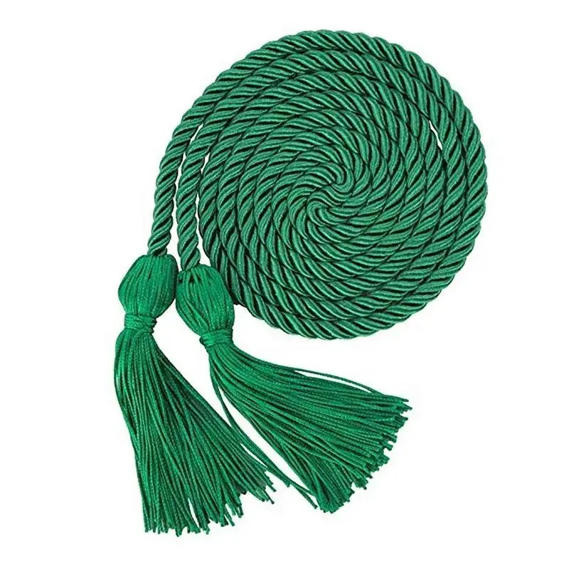 Graduation Honor Cords with Tassels Polyester Yarn Cord for Bachelor Gown Graduation Students