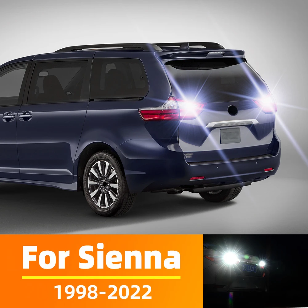 

2Pcs For Toyota Sienna 1998-2015 2016 2017 2018 2019 2020 2021 2022 LED Backup Reversing Light Bulb Canbus No Error