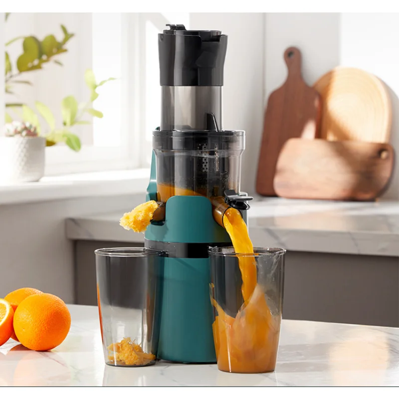 

Large Caliber Slow Juicer Screw Cold Press Extractor Slag Juice Separation Filter-Free Easy Wash Electric Fruit Juicer Machine