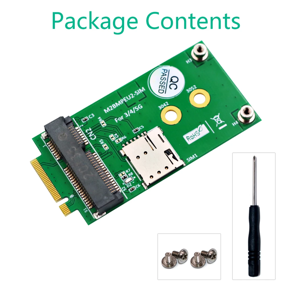 Adaptador Mini Pcie Ngff M.2 com Slot Nano Chave b para Pcie Slot para 3g 4g 5g Gsm Módulo Lte Desktop pc