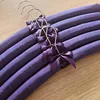Men Hangers Sponge Padded Hangers Foam Hanger Non Slip Satin Canvas Covers for Adults Clothes Men Suits Bridegroom Suits 42-45cm 6