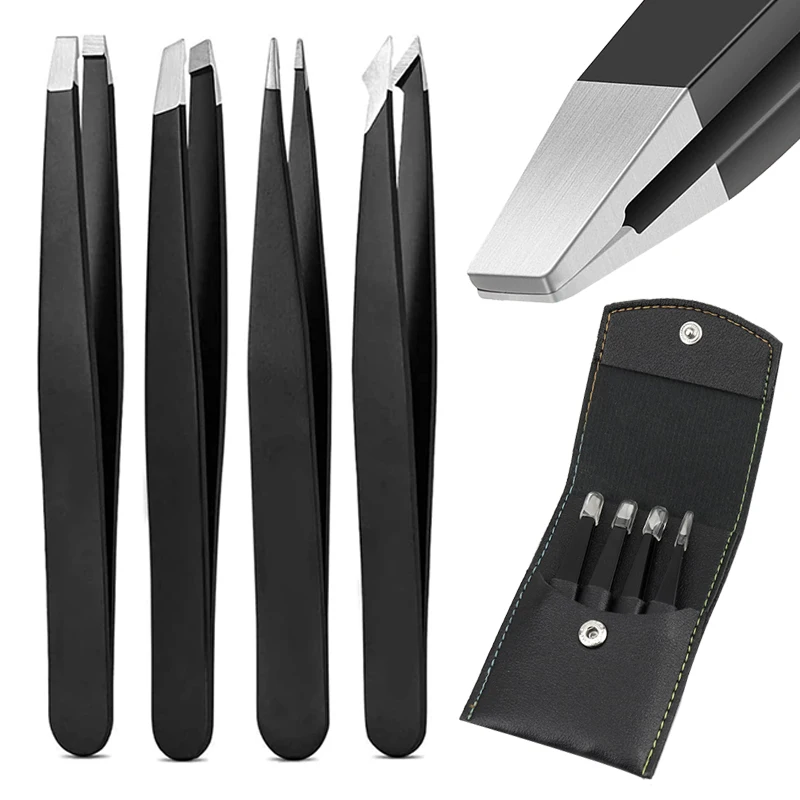 Professional Eyebrow Tweezers Stainless Steel Hair Removal