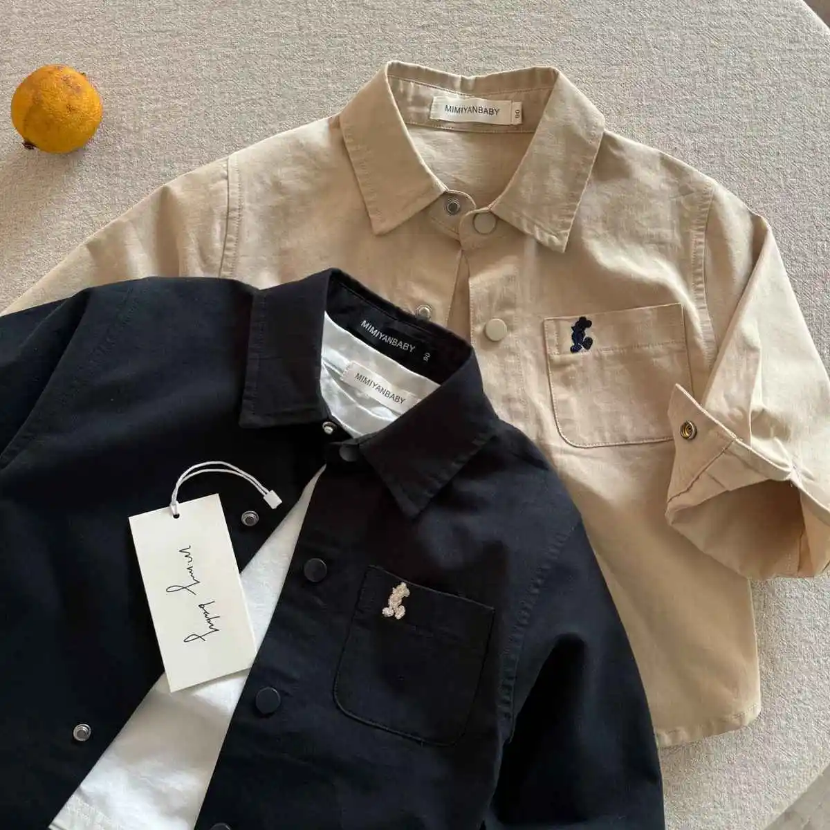 Children's Outerwear Boys 2026 Spring Autumn Style Kids Casual Shirt Fashion Cartoon Solid Color Girls' Blouses 2-10 Y Baby Top - 6