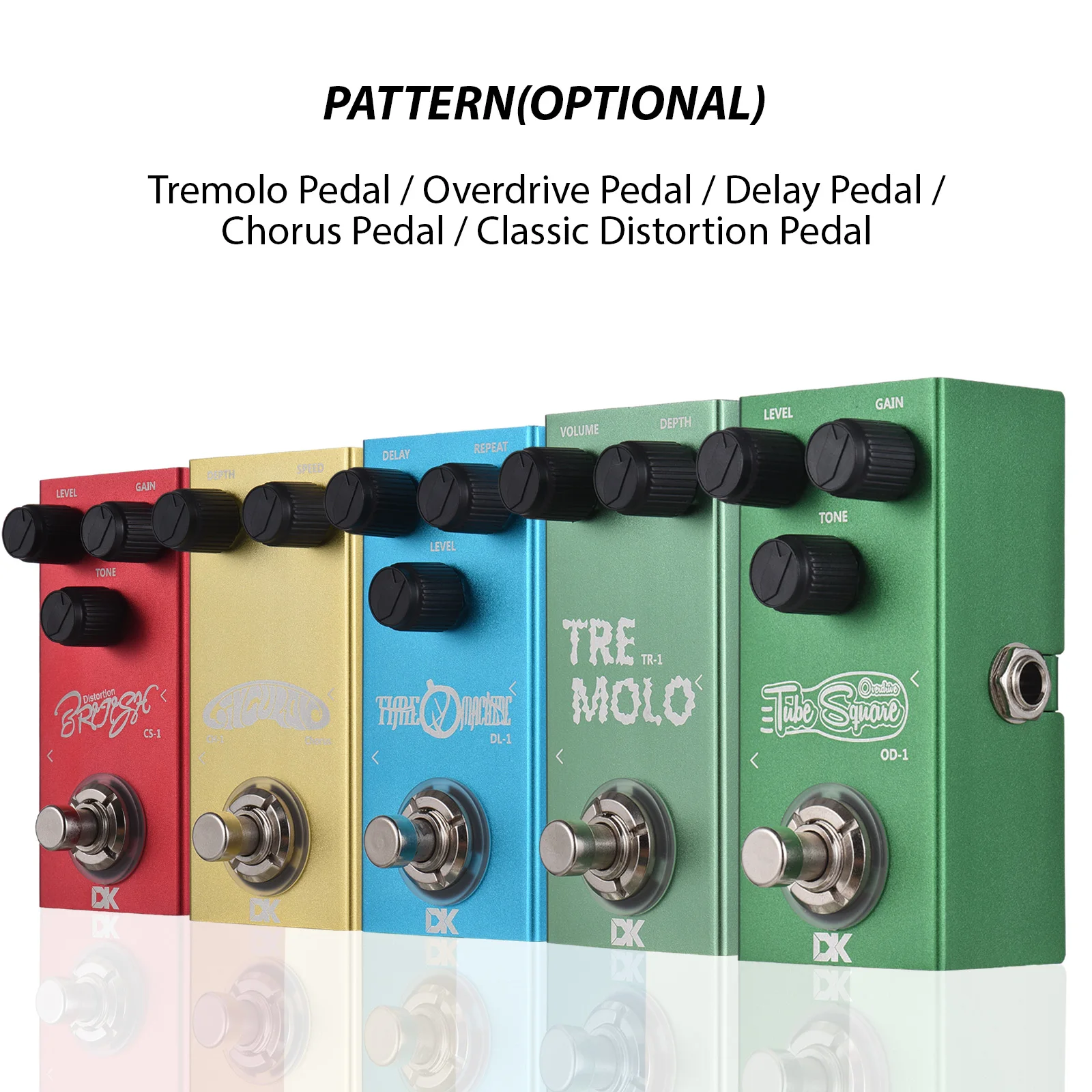 

Педаль эффектов для электрогитары мини-гитара Tremolo Effector гитара Tremolo педаль настоящий обход металлический корпус 6,35 мм Интерфейс