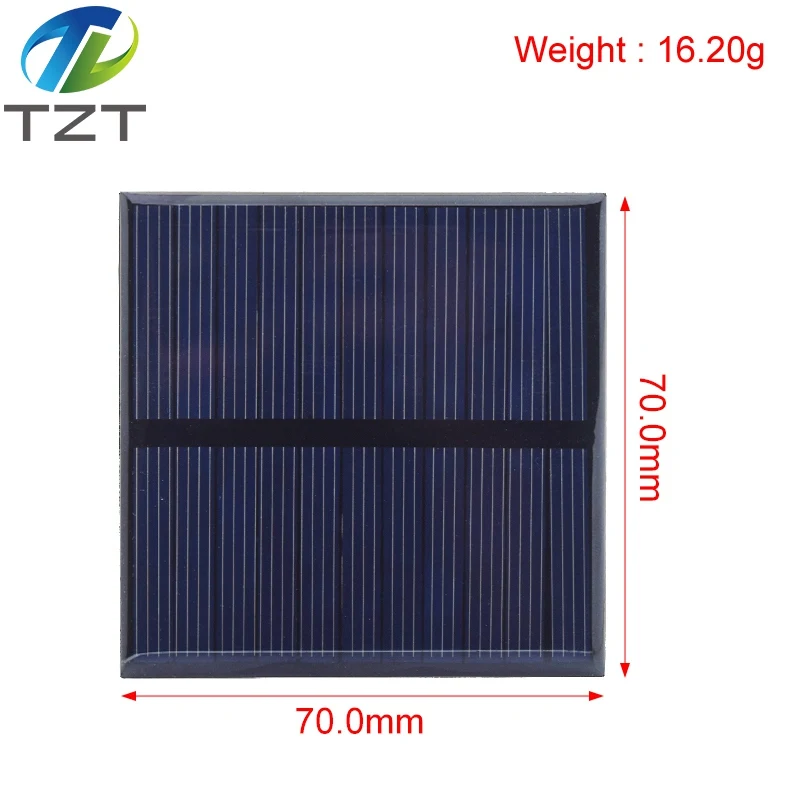 Compact High-Efficiency Polycrystalline Solar Panel for DIY Charging Projects