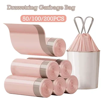 Drawstring Large-Capacity Disposable Garbage Bags 1