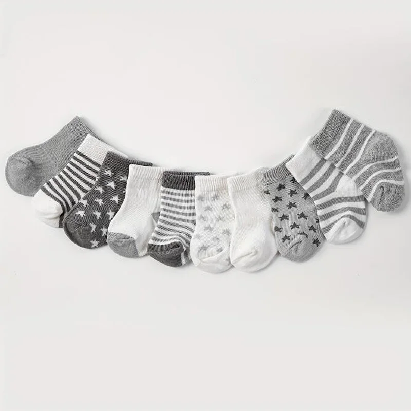 Striped Star Baby Socks 3