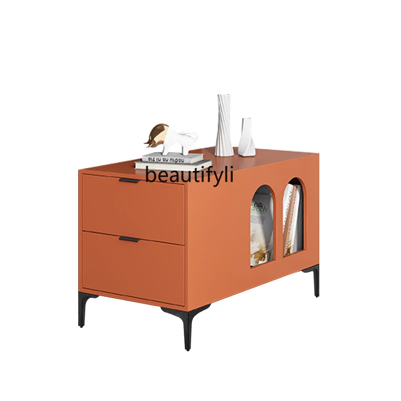 

Cabinet Side Table Small Table Living Room Simple Corner Table Side Table Side Cabinet Side Cabinet Locker Storage Cabinet
