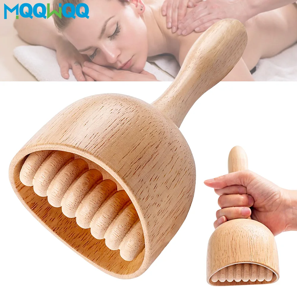 Handheld Wood Swedish Cup with Roller Wooden Therapy Massage Cups Lymphatic Drainage Massager Body Sculpting Tool,Anti-Cellulite pana dora swedish wood 100