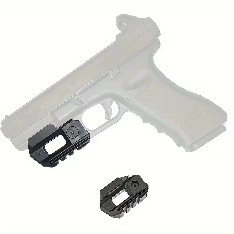 Taktisches Pistolenholster Schwarz mit Schiene Kompatibel mit Glock G17 G19 G22 34 SW40 357 Hüftholster 9mm Outdoor CS Herren Handfeuerwaffen-Etui – Detail 9