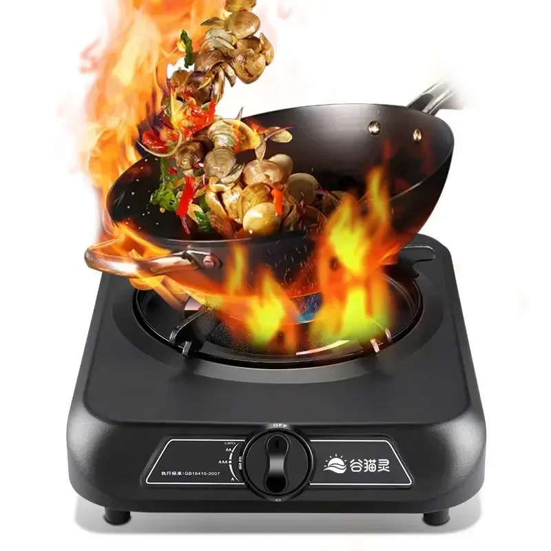 Household desktop high-fire single-burner gas stove single burner liquefied gas energy-saving high-fire stove natural gas stove 6